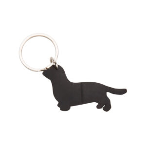 Sausage dog keyring