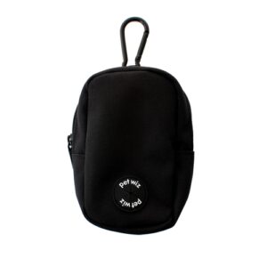 Treat pouch with poo bag dispenser